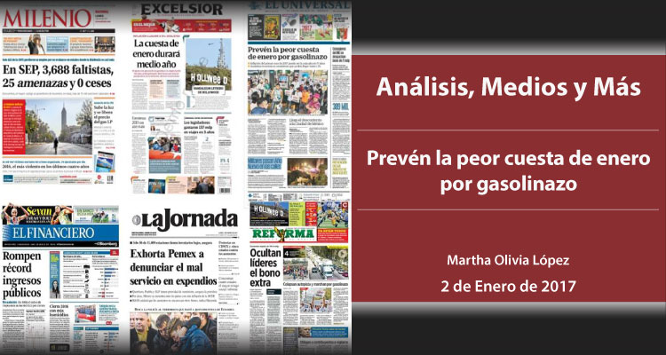 Prevén la peor cuesta de enero por gasolinazo