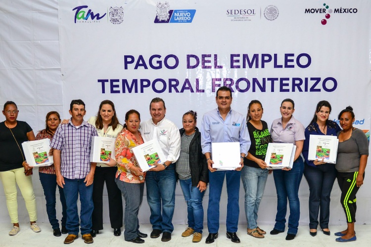 Apoya economía familiar programa de empleo temporal