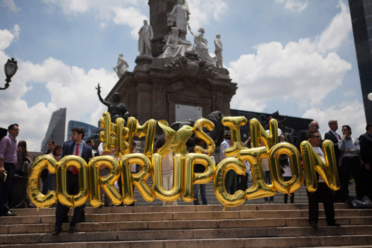México, más ‘corrupto’ que Honduras y Azerbaiyán