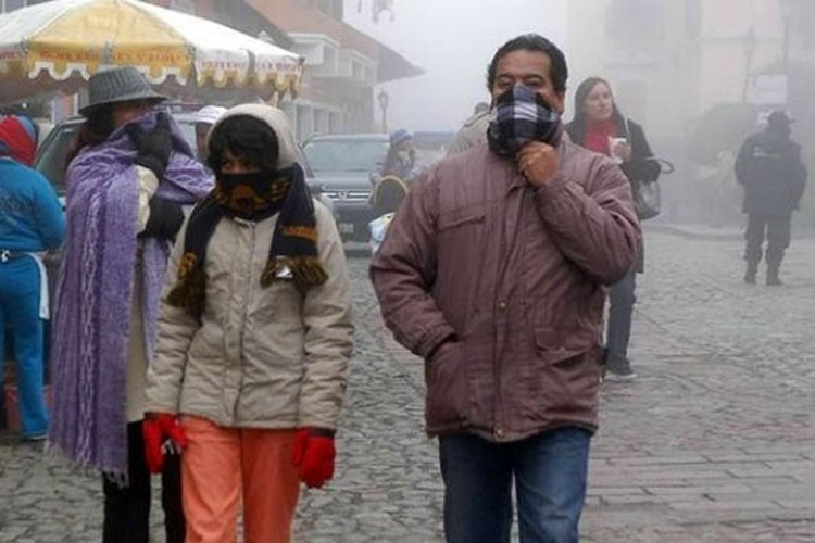 Frente frío 21 mantendrá bajas temperaturas