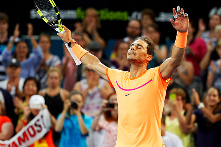 Nadal abre el 2017 rompiendo racha negativa