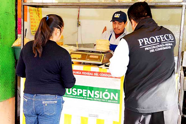 Profeco castiga a 450 tortillerías por abusos