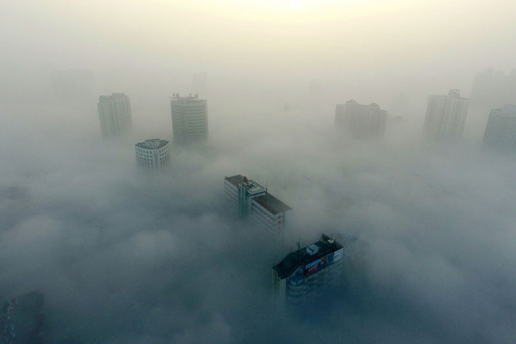China inicia el año envuelta en nube de ‘smog’