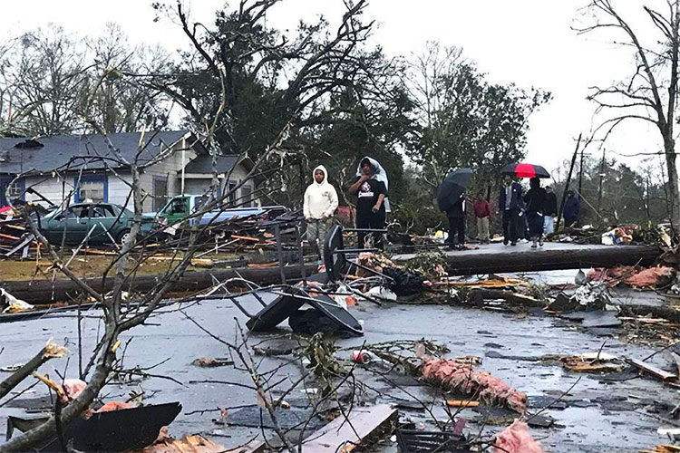 Tornados en Misisipi dejan 3 muertos y daños materiales