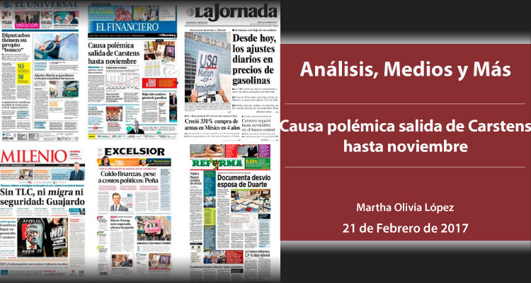Causa polémica salida de Carstens hasta noviembre