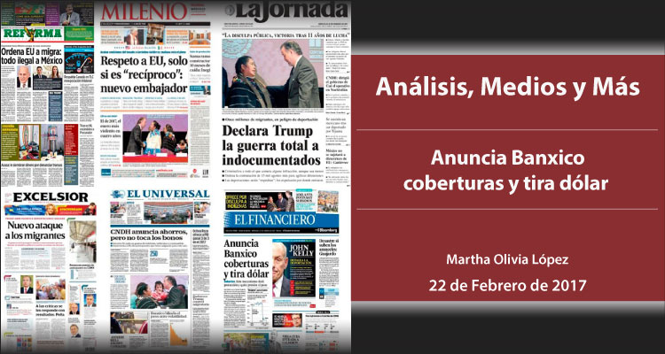Anuncia Banxico coberturas y tira dólar