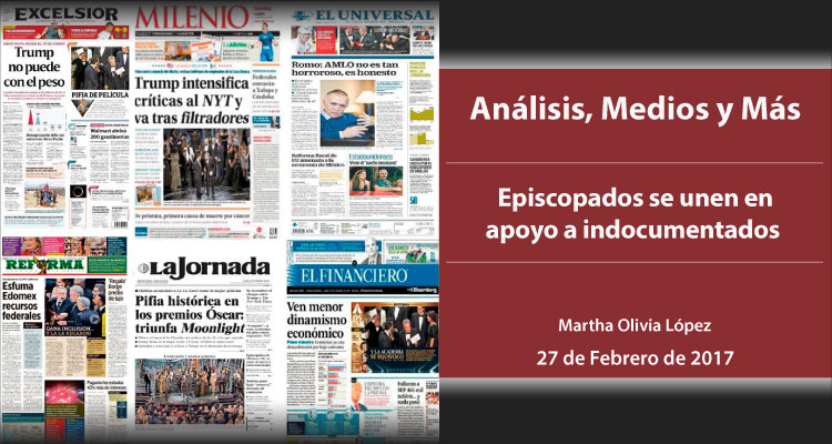 Episcopados se unen en apoyo a indocumentados