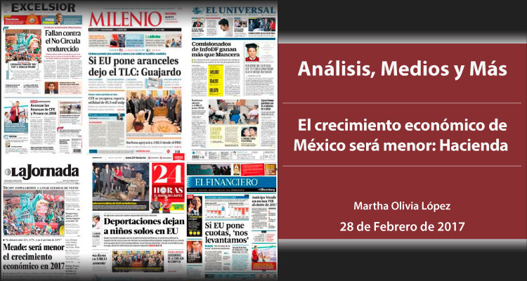El crecimiento económico de México será menor: Hacienda