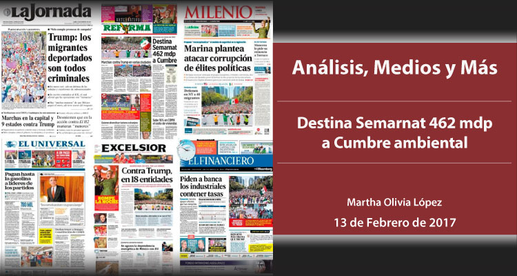 Destina Semarnat 462 mdp a Cumbre ambiental