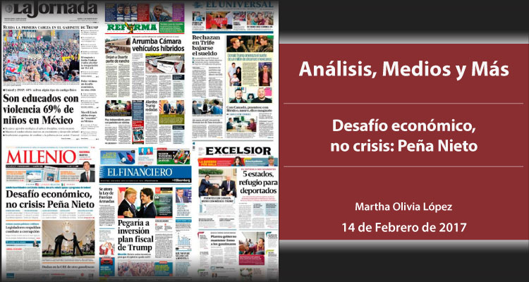 Desafío económico, no crisis: Peña Nieto