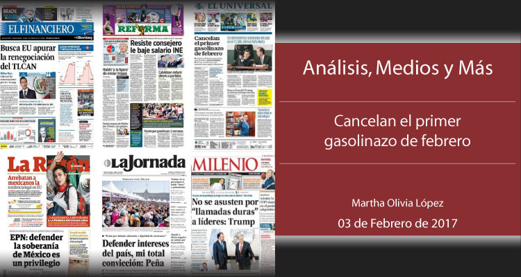 Cancelan el primer gasolinazo de febrero