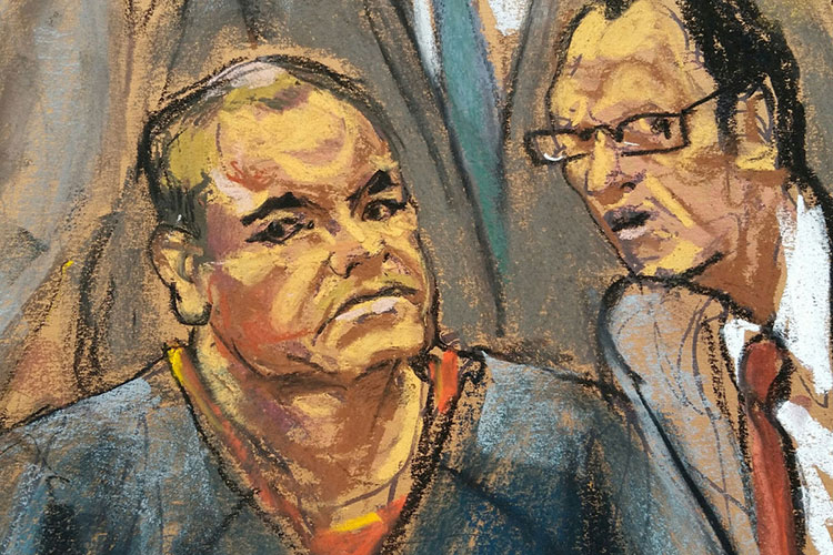 ‘El Chapo’ comparece en corte de NY; Emma Coronel asiste