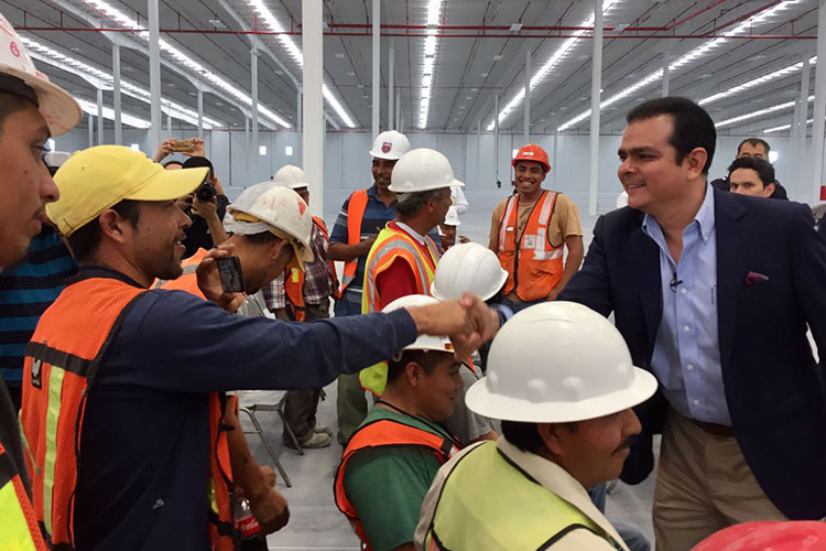 Inaugura Rivas nave Industrial en Nuevo Laredo; Crean 200 empleos