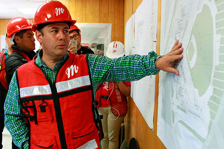 Nuevo estadio de los Diablos, a un 65%