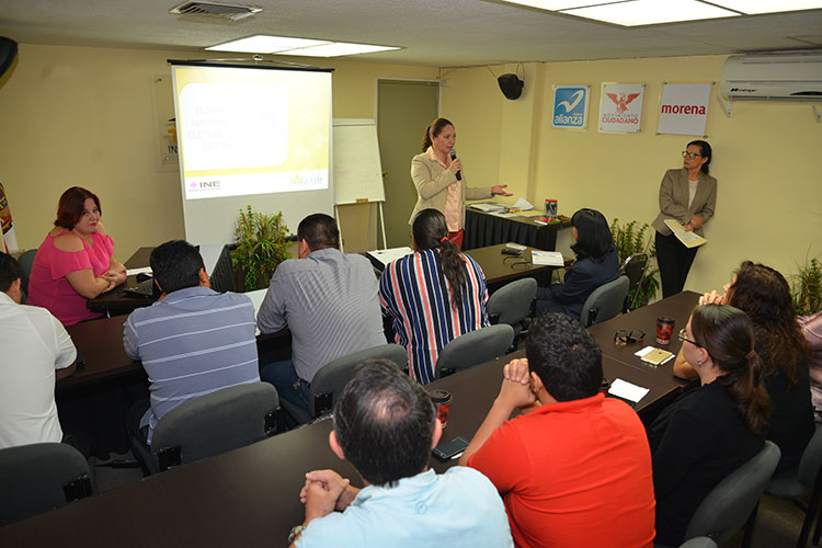 Imparten a personal de IETAM curso-taller sobre cultura cívica