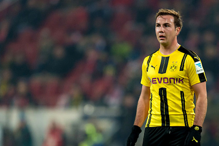 Problemas de metabolismo alejan a Mario Götze de las canchas