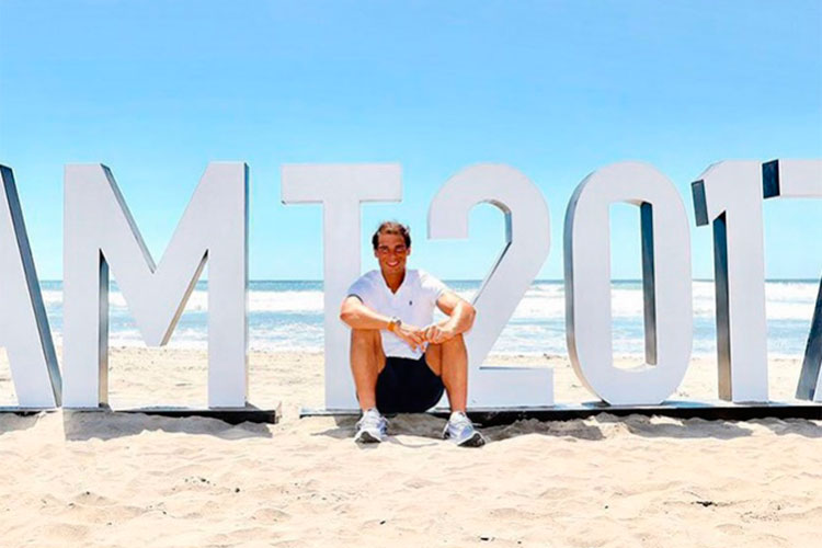 Rafael Nadal se siente como en casa en Acapulco