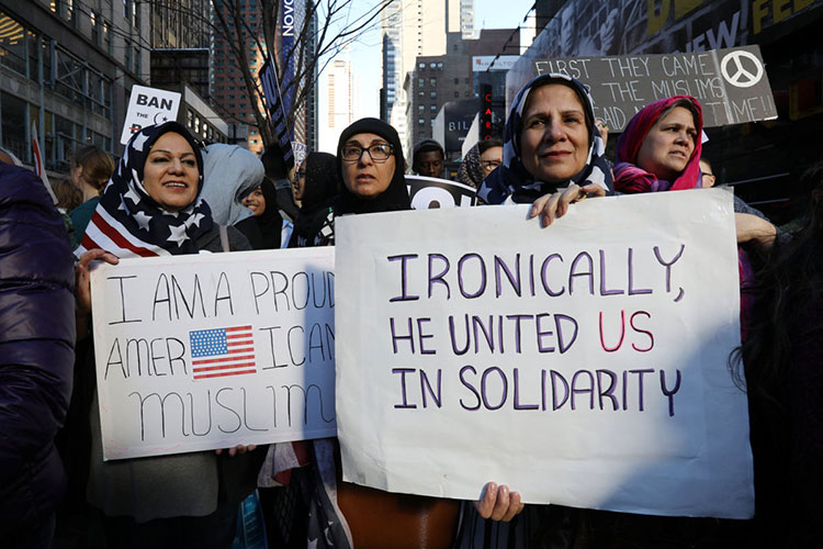 Protestas contra Trump este lunes en el ‘día del presidente’