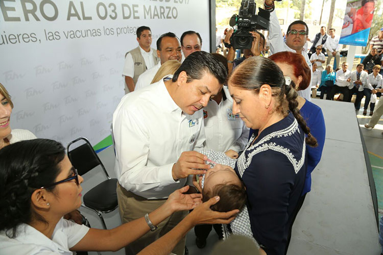 Pone en marcha Gobernador primera semana nacional de salud