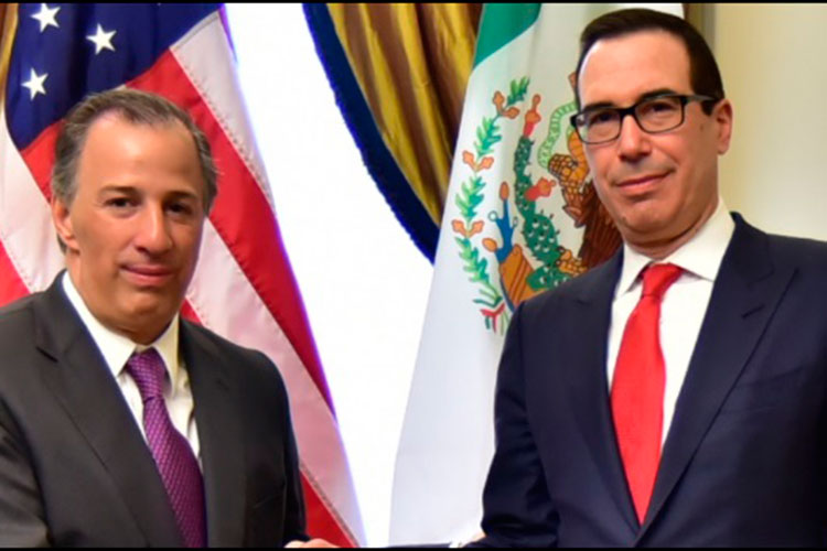 Acuerdan México y EU consolidar la cooperación en materia financiera