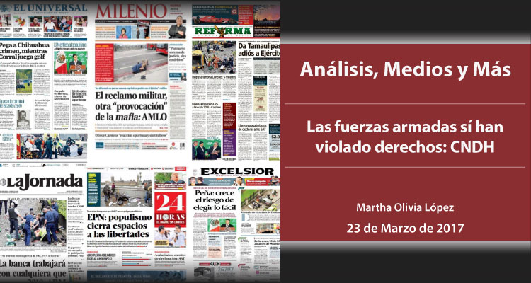 Las fuerzas armadas sí han violado derechos: CNDH