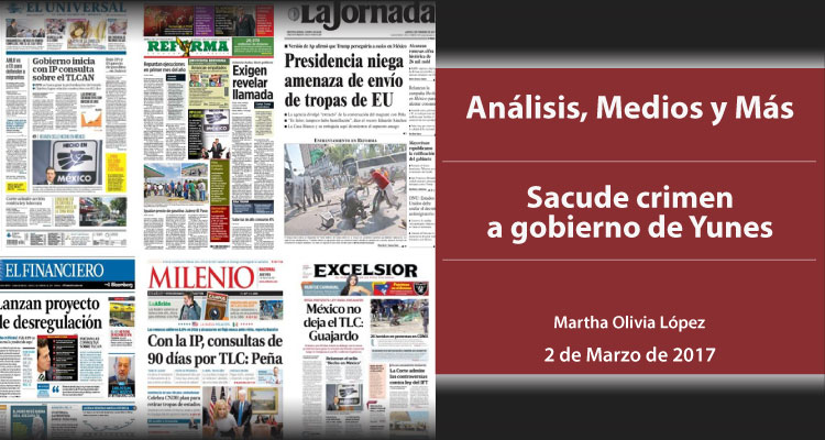 Sacude crimen a gobierno de Yunes