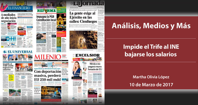 Impide el Trife al INE bajarse los salarios