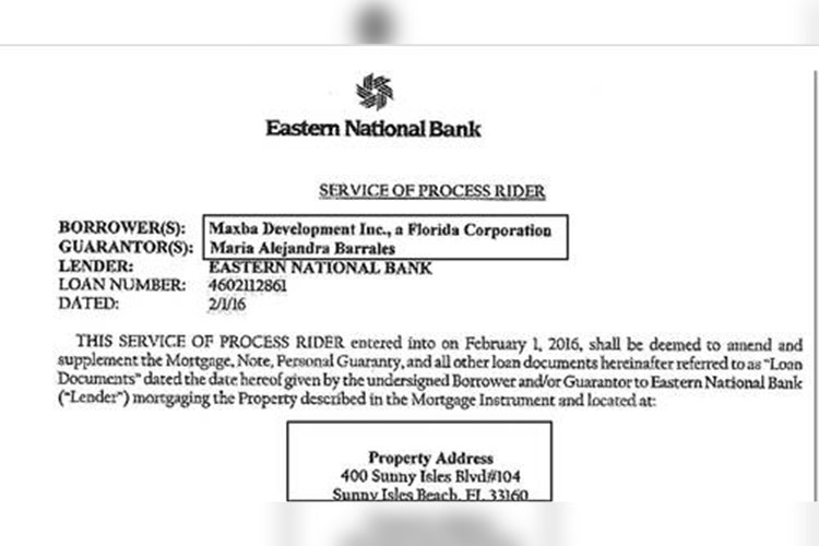 Barrales posee un departamento de 990 mil dólares en Miami