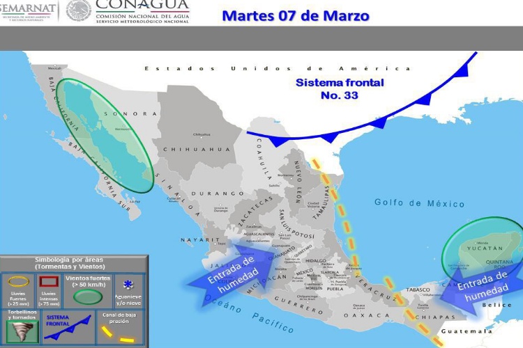 Llega nuevo frente frío a la capital de Tamaulipas