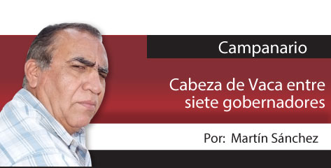 Campanario Cabeza de Vaca entre siete gobernadores