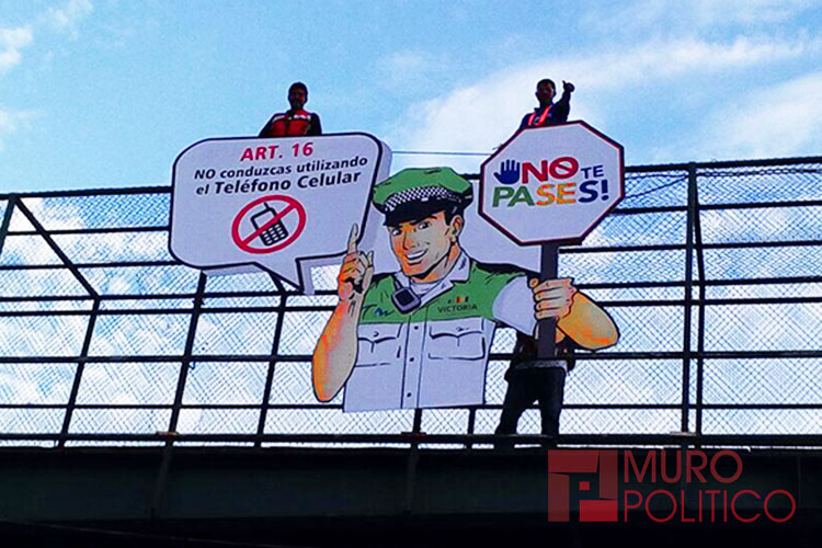 Tránsito inicia la campaña “No Te Pases” al momento de conducir