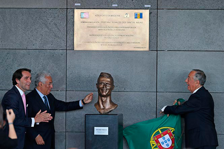Cristiano se dice ‘feliz y honrado’ por dar nombre a aeropuerto