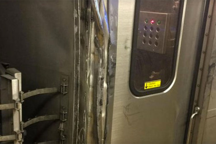 Se descarrila un tren de Amtrak en Penn Station en NY