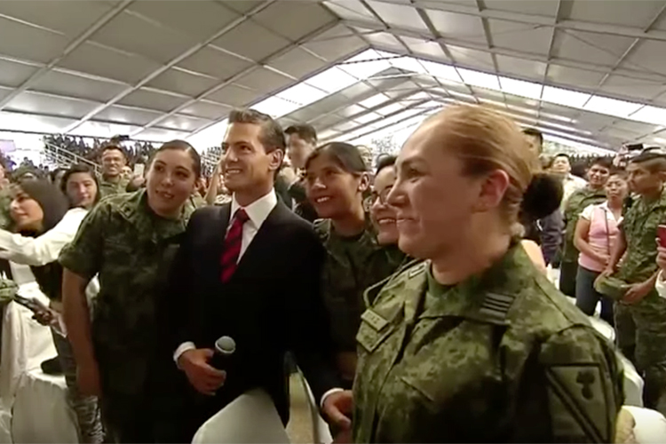 Inadmisibles, expresiones que descalifican a Fuerzas Armadas: EPN
