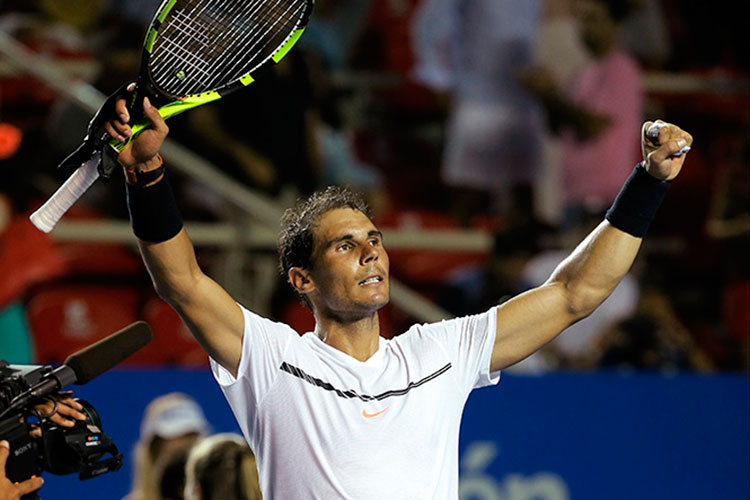 Rafael Nadal se instala en semifinales Del Abierto Mexicano