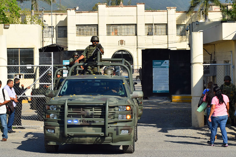 Se registra movilización en el penal