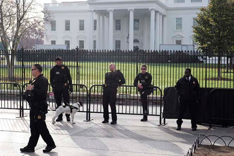 Investigan un paquete sospechoso cerca de la Casa Blanca