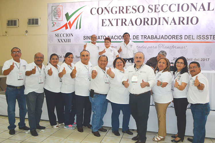 Trece Delegados del ISSSTE apoyarán reelección nacional