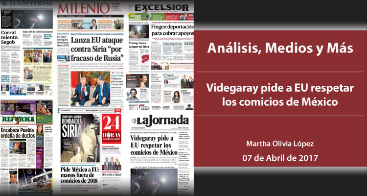 Videgaray pide a EU respetar los comicios de México