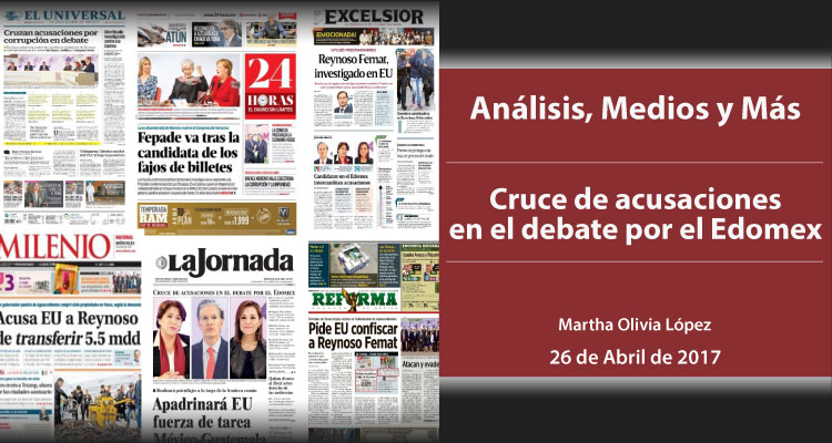 Cruce de acusaciones en el debate por el Edomex