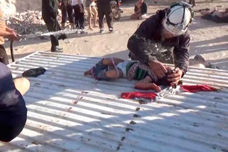 Condena mundial al ataque químico en Siria; ONU llama a reunión