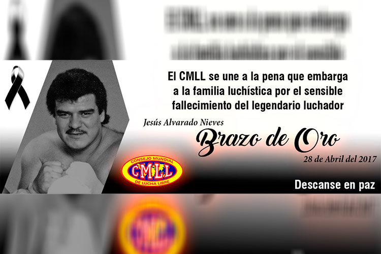 La lucha libre está de luto; Muere ‘Brazo de Oro’