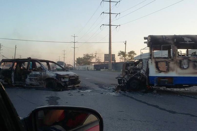 Caos en Reynosa; bloqueos y enfrentamientos