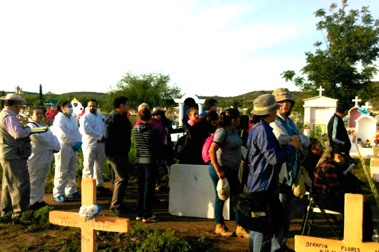 Comenzó en  Coahuila la  exhumación de  458 cadáveres