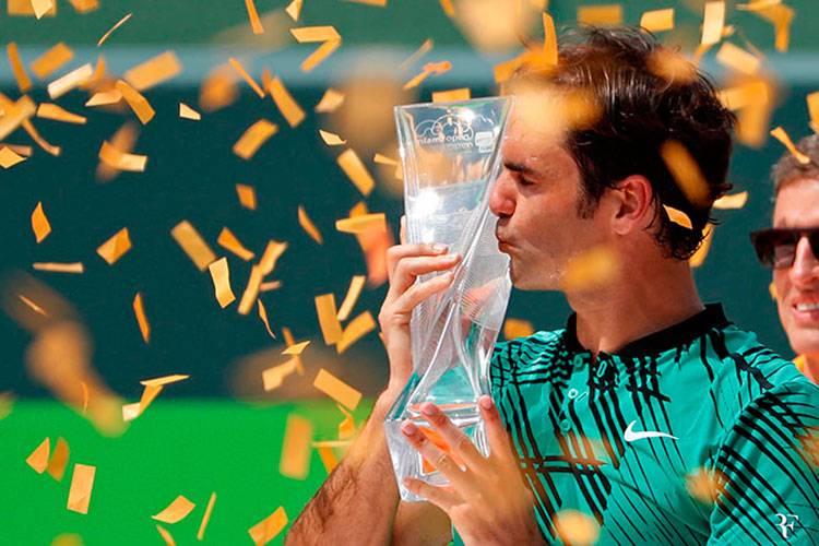 Federer gana otra final a Nadal y se corona en Miami