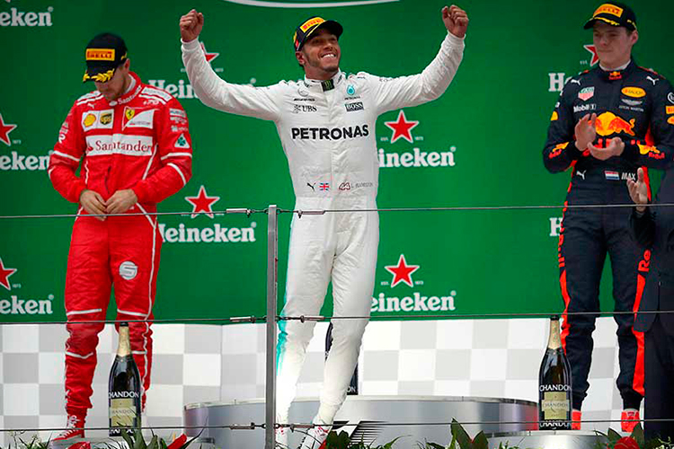 Hamilton conquistó por quinta vez el GP de China