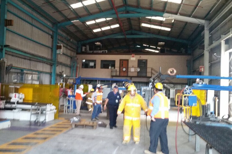 Atiende PCyB incendio en el Parque Industrial Reynosa