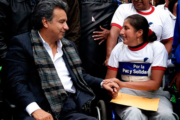 Moreno se declara presidente de todos los ecuatorianos