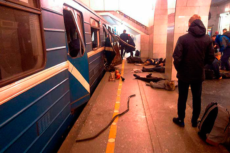 Atentado en metro de San Petersburgo;  Desactivan bomba