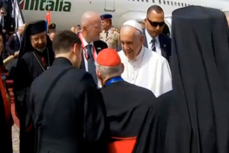 El papa busca en Egipto el rechazo a la violencia religiosa